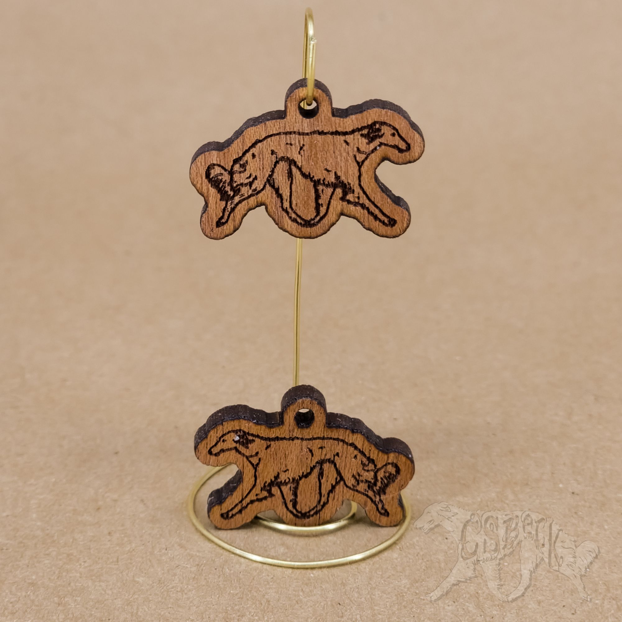 Silken Windhound Shaped Earrings - Image 4