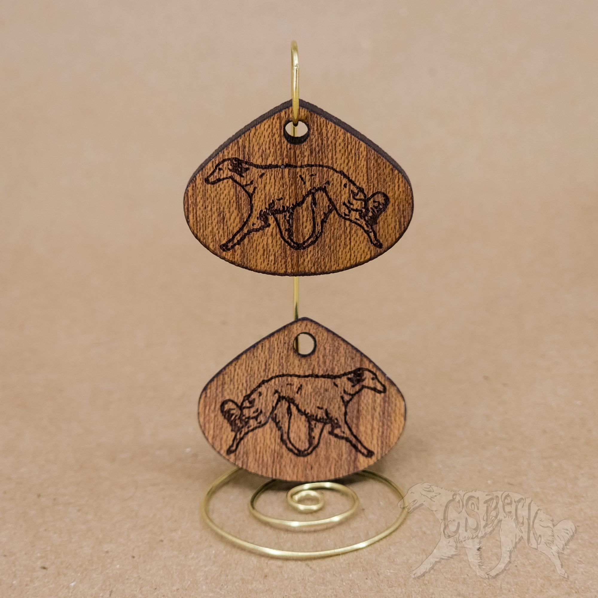 Silken Windhound Drop Earrings - Image 2