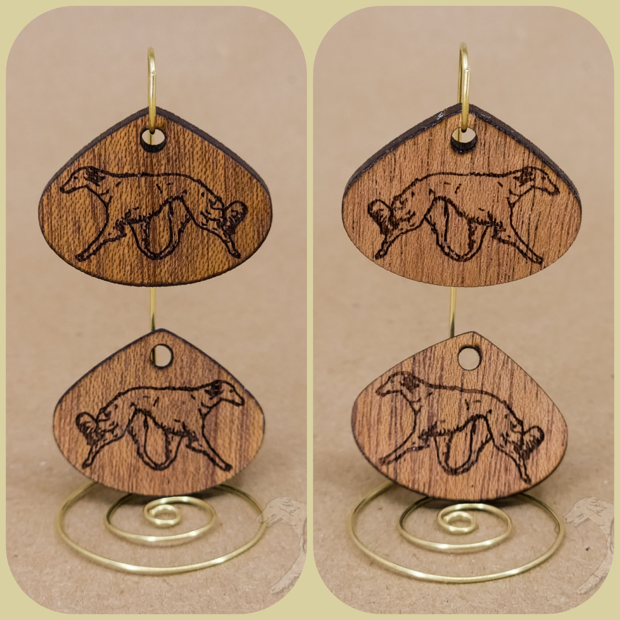 Silken Windhound Drop Earrings