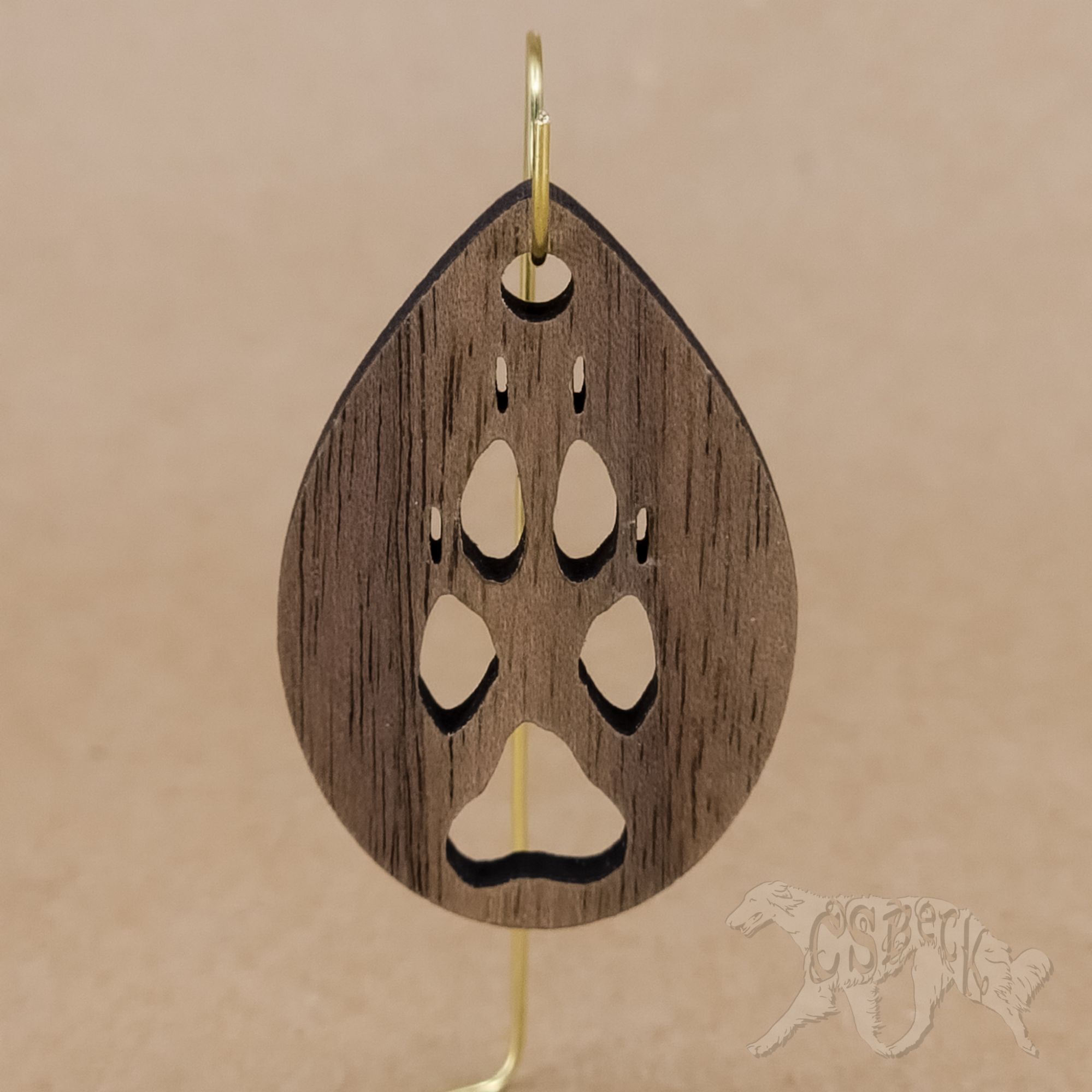 Cutout Pawprint Pendants & Keyrings - Image 5
