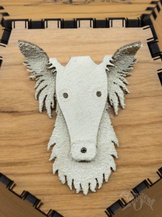 Partial Custom Silken Windhound Keychain