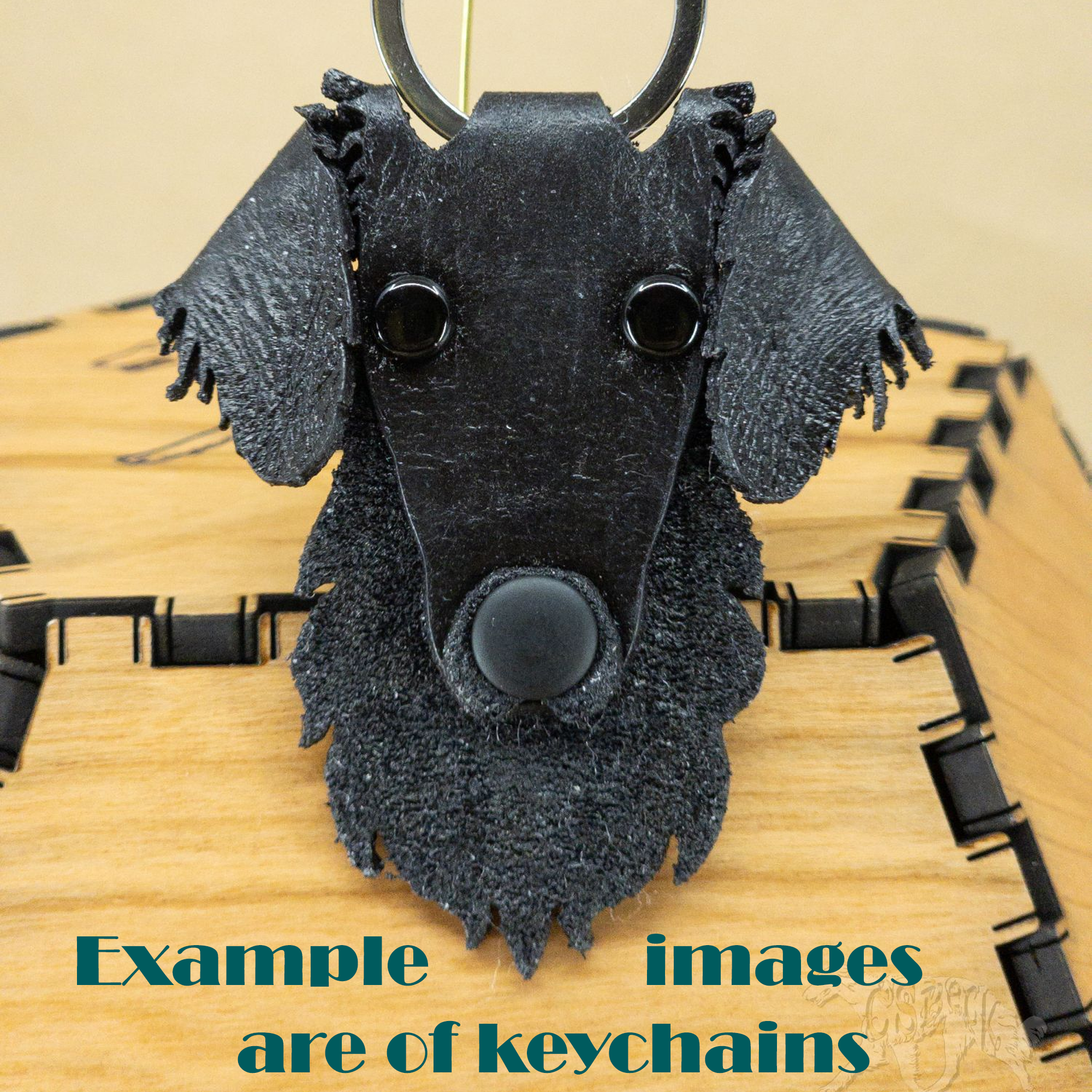 Custom Flat Coated Retriever Number Holder