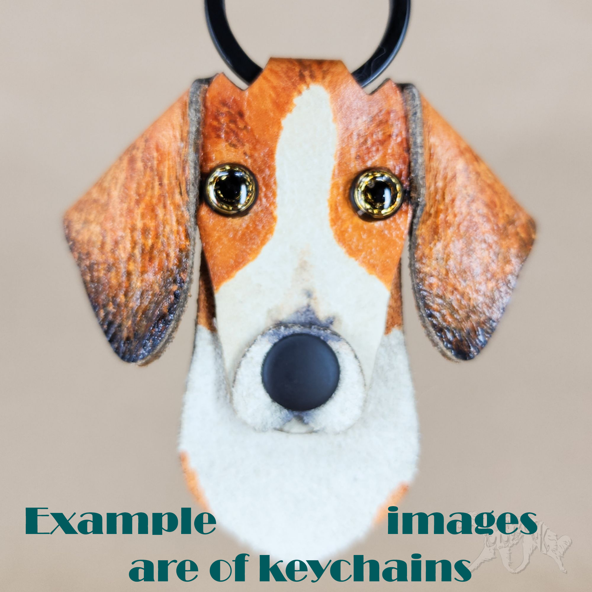 Custom American Foxhound Number Holder