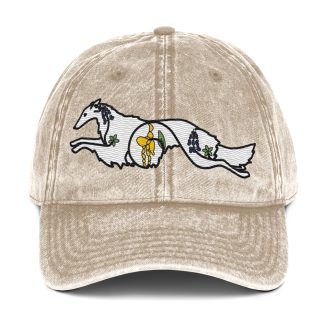 Wildflower Windhound Vintage Cotton Twill Cap