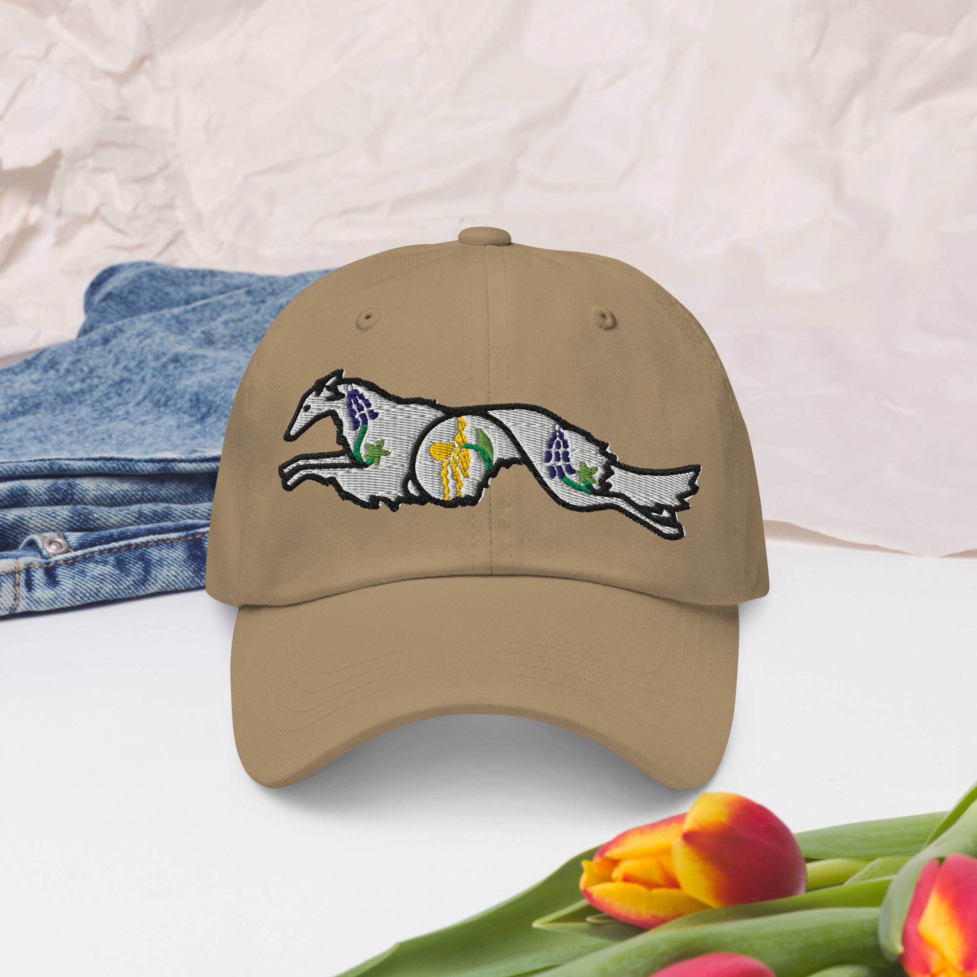 Wildflower Windhound Dad hat - Image 8