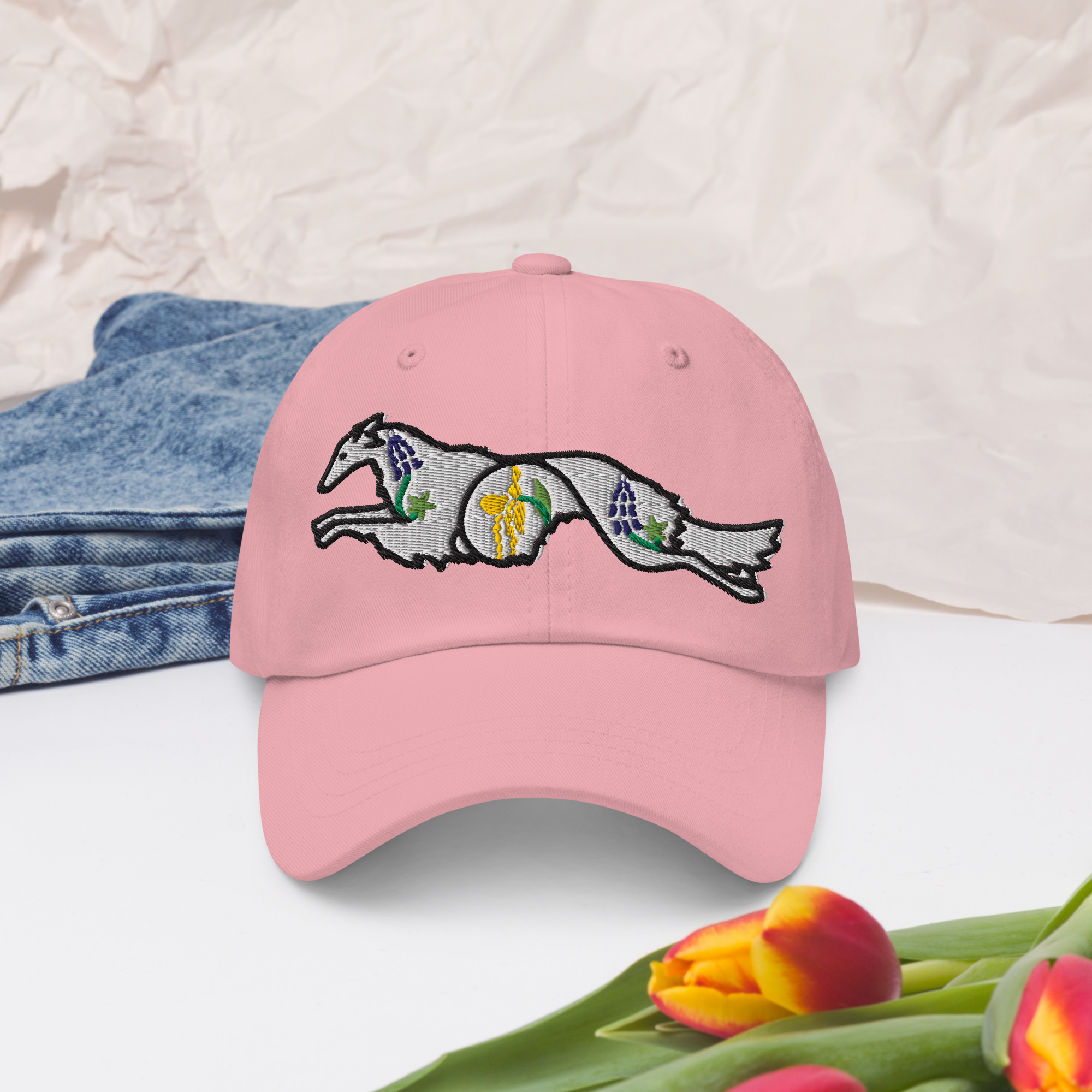 Wildflower Windhound Dad hat - Image 10