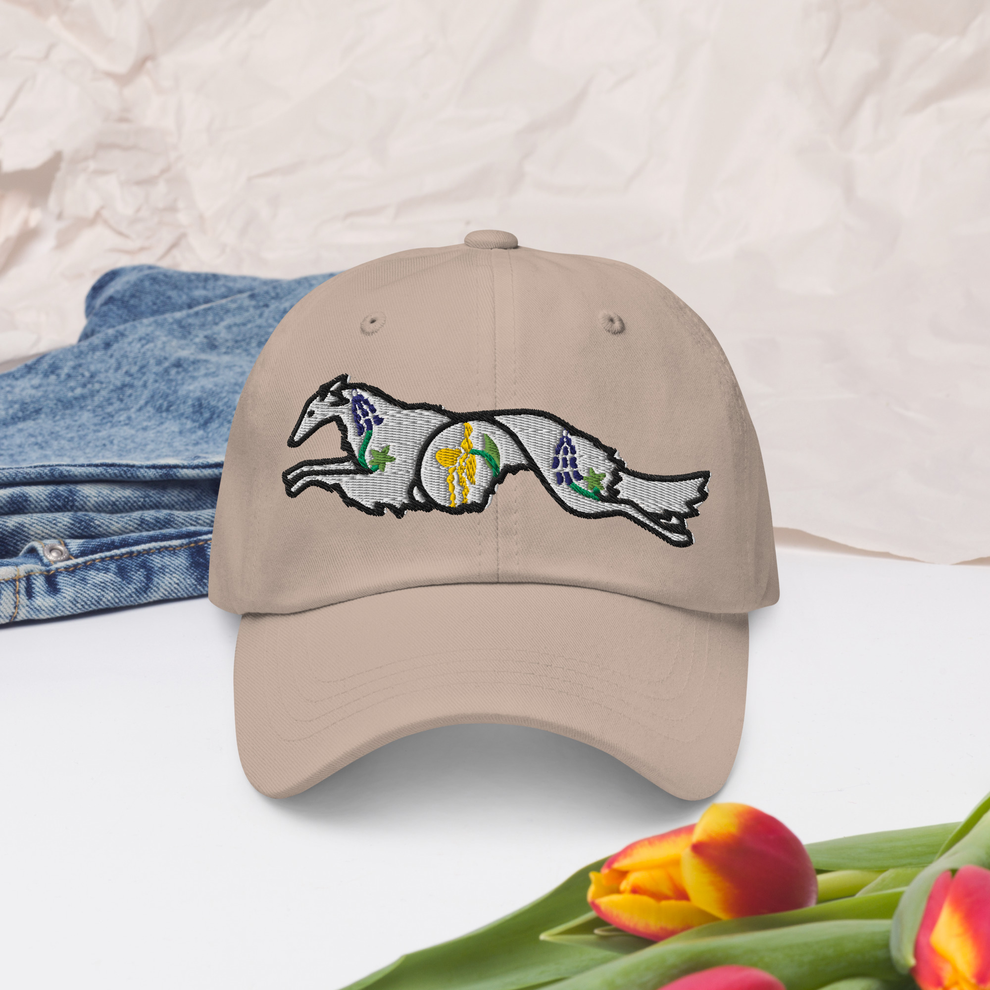 Wildflower Windhound Dad hat - Image 9