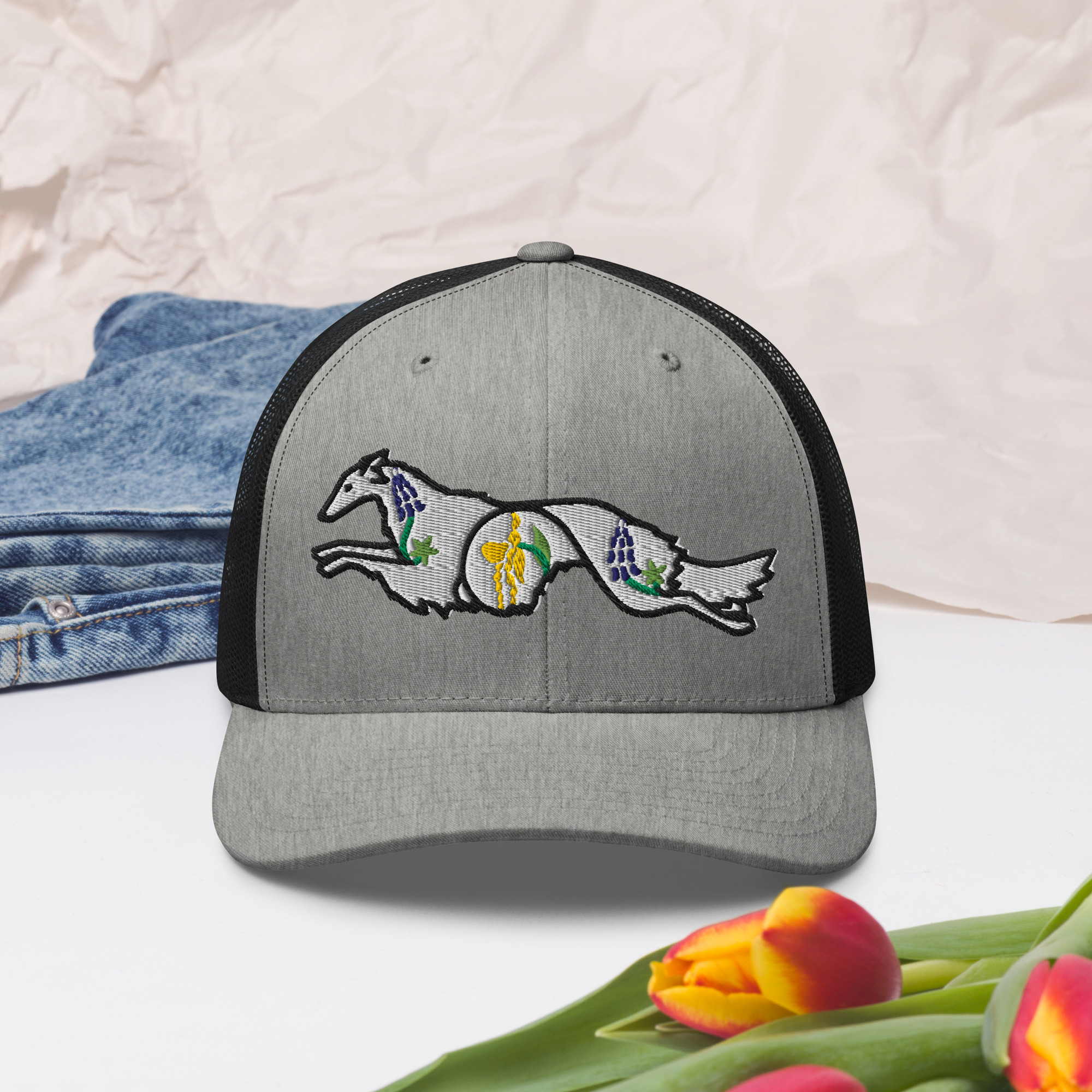 Wildflower Windhound Retro Trucker Cap - Image 17