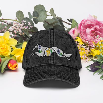 Wildflower Windhound Vintage Cotton Twill Cap - Image 3