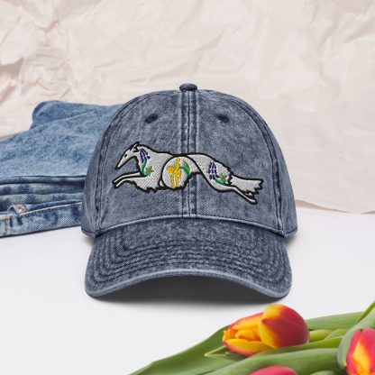 Wildflower Windhound Vintage Cotton Twill Cap - Image 6