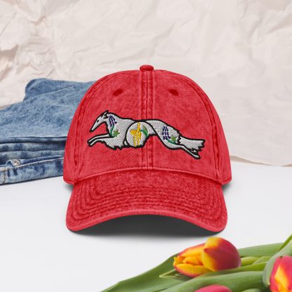 Wildflower Windhound Vintage Cotton Twill Cap - Image 10