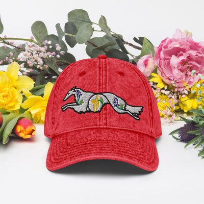 Wildflower Windhound Vintage Cotton Twill Cap - Image 9