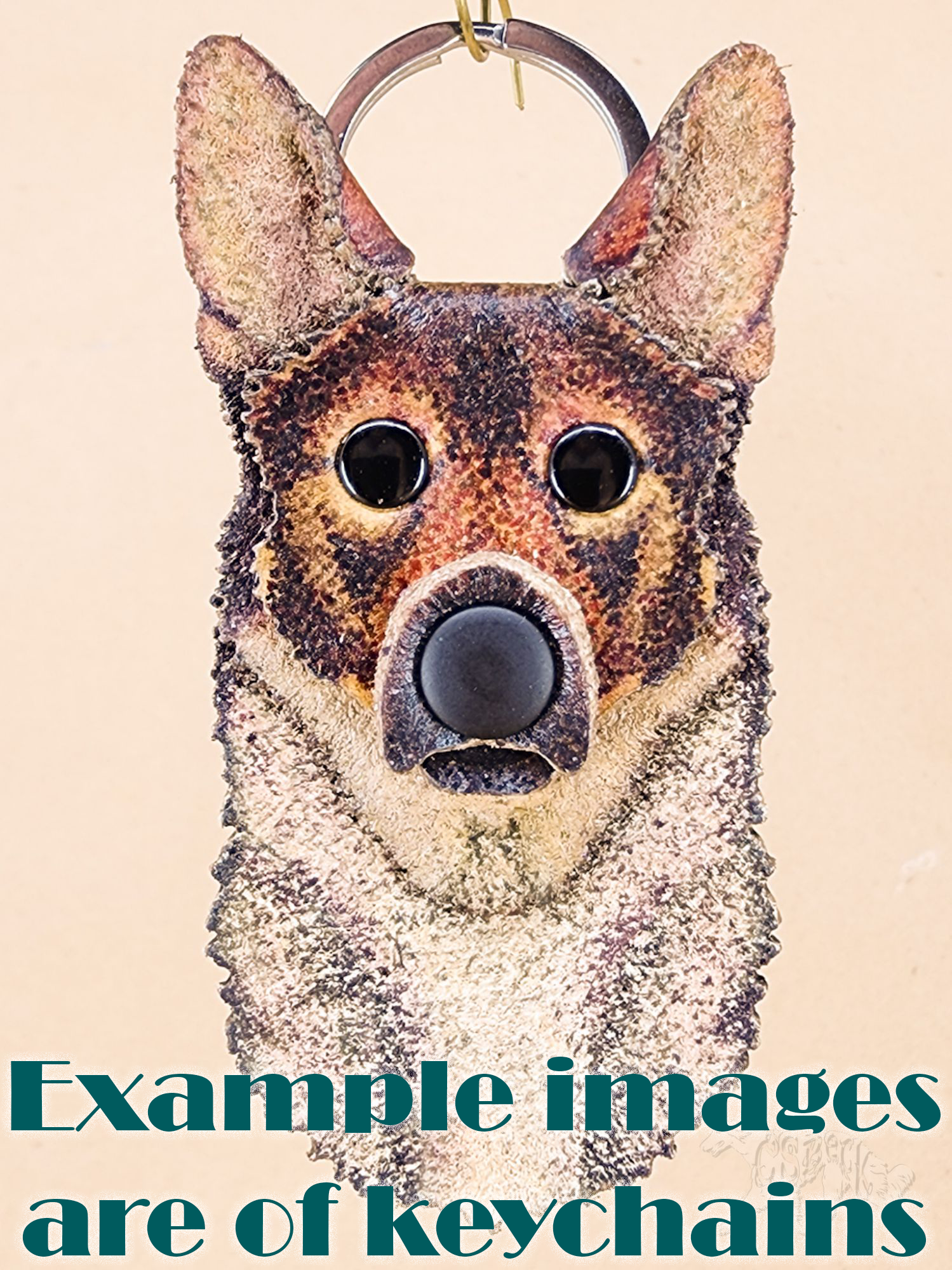 Custom German Shepherd Number Holder