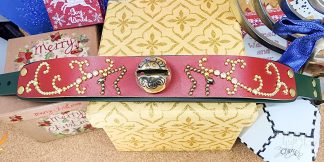 "Jingle Reindeer" Collar ~17 1/2"