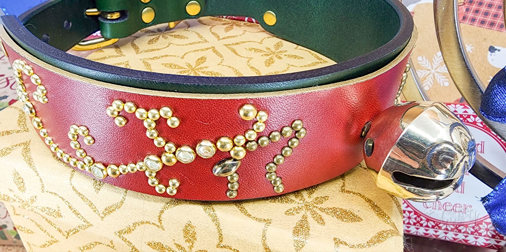 "Jingle Reindeer" Collar ~17 1/2" - Image 7