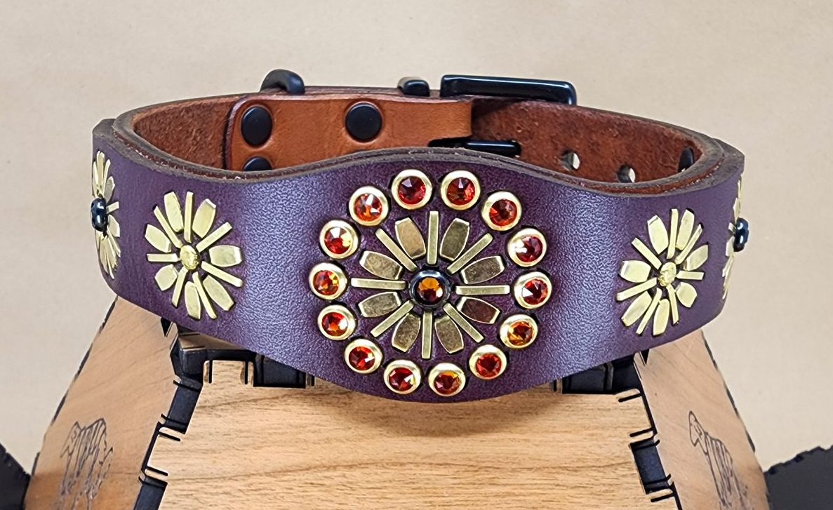 "Fall Flowers" Collar ~13" - Image 2