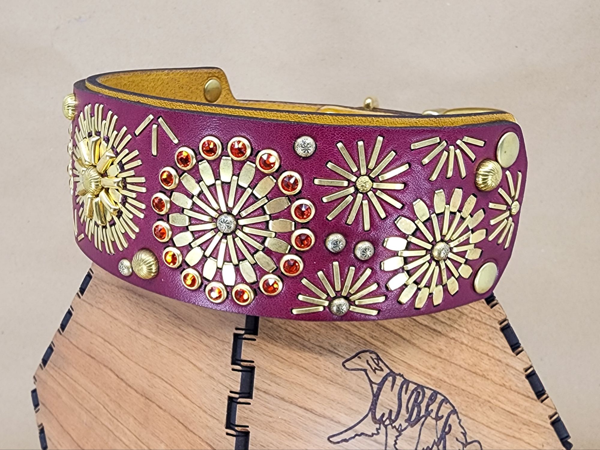 "Chrysanthemum Abundance" Collar ~15" - Image 6