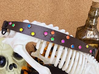 "Cosmic Brownie" Cat/Toy Dog Tag Collar ~7 7/8"