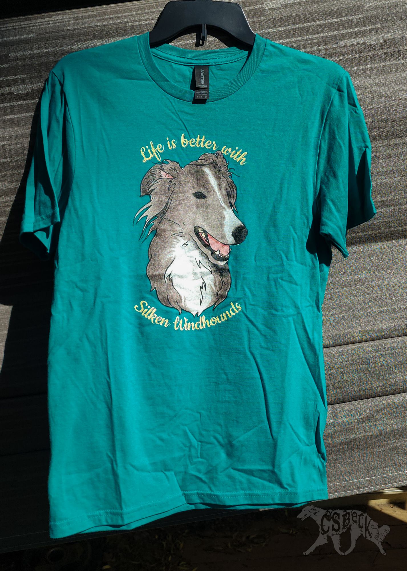 Life is better with Silken Windhounds T-Shirt - Image 2