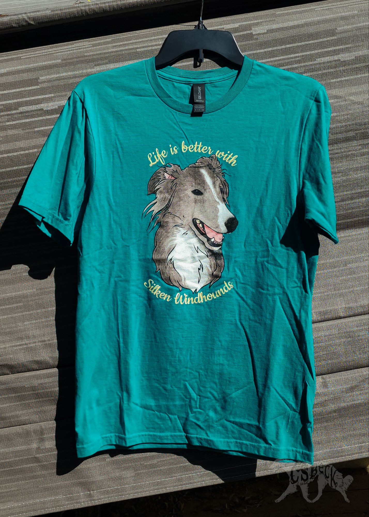 Life is better with Silken Windhounds T-Shirt - Image 3